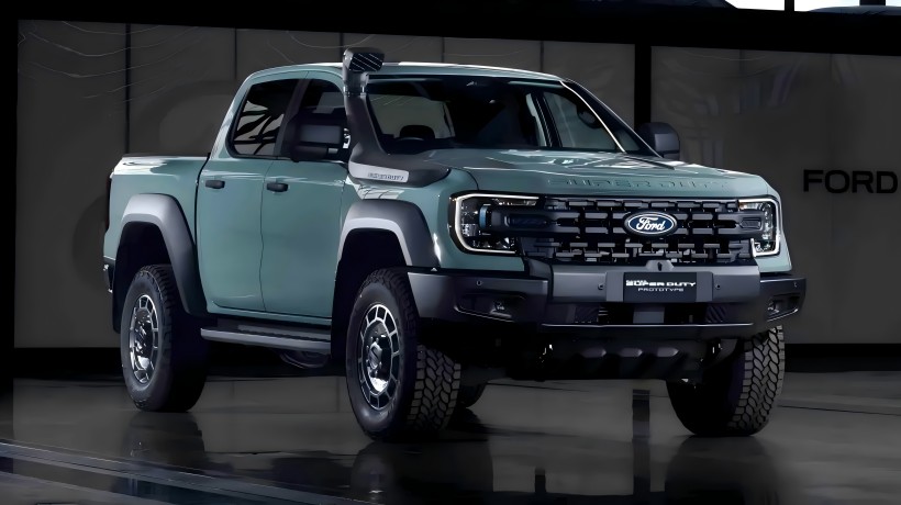 Hiệu suất off-road/khả năng kéo tăng cường! Hình ảnh chính thức của Ford Ranger Super Duty được phát hành